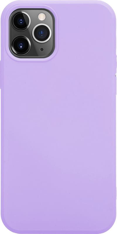 Ceezs Pantone siliconen hoesje geschikt voor Apple iPhone 12 Pro Max - beschermhoesje - backcover - silicone case - optimale bescherming - paars