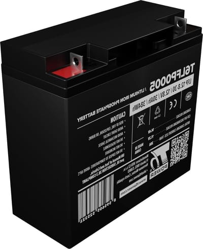 LiFePO4 Accu - Oplaadbare Batterij - Energie Opslag - Ingebouwde Bluetooth - 30 Ah - Zwart