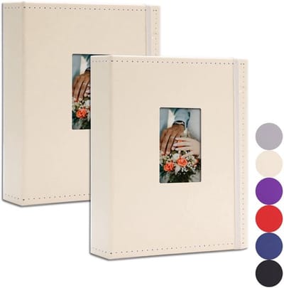 NTHProducts - Pocket Photo Album - Polaroid Album - Beige - Geschikt