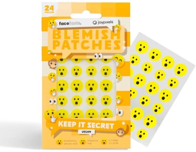 Face Facts | Hydrocolloid Pimple Patches Keep it Secret - 24 stuks - Vegan - spot patches
