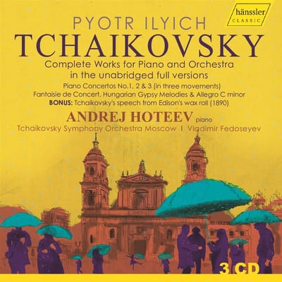 Andrej Hoteev, Tchaikovsky Symphony Orchestra, Vladimir Fedoseyev - Tchaikovsky: Complete Works For Piano And Orchestra In The Unabridged Full Versions (3 CD)