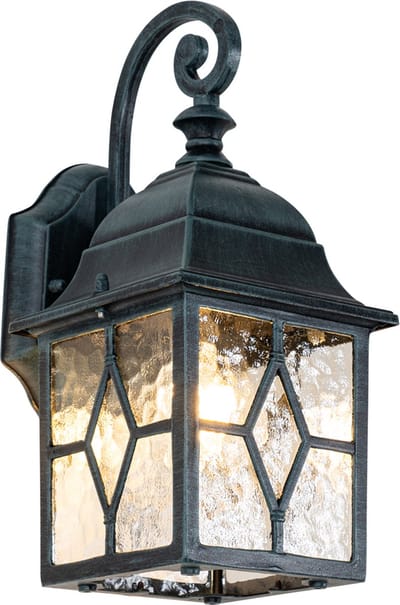 QAZQA london - Landelijke Wand lantaarn voor buiten - 1 lichts - D 17.8 cm - Groen - Buitenverlichting