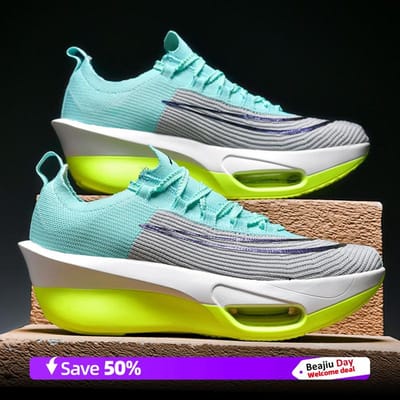 Luchtkussen Marathon Carbon Plaat Heren Sport Hardloopschoenen Ademend Lichtgewicht Dames Comfortabele Atletische Antislip Sneakers 38 gray