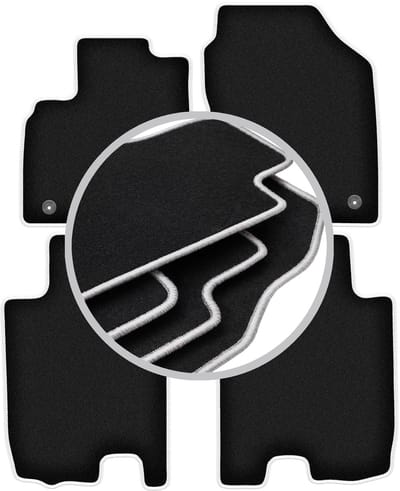 CARLUX-SILVER automatten voor: Honda City V FL sedan (2011-2013)