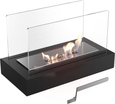Sfeerhaard Bioethanol haard GALINA zwart 35cm tafelhaard