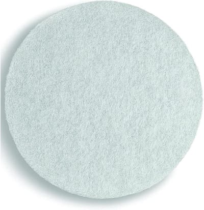 Vilten Polijstpad - Poetsblok Aluminiumoxide - Krassen Verwijderen - Niet-geweven Constructie - Diameter 115 mm - Grijs