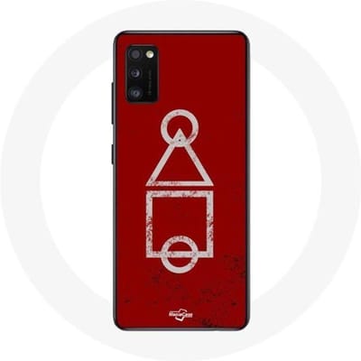 Hoesje - Squid Game - Samsung Galaxy A41 - Flexibel - Rood - Bescherming rood