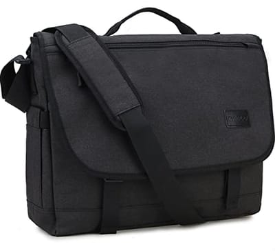 Waterbestendige Berichtertas voor Heren - Lichte Riemzak voor 15.6 en 17 inch Laptops