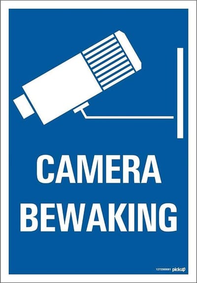 Pickup bord 23x33 cm Combinatie - Camera Bewaking