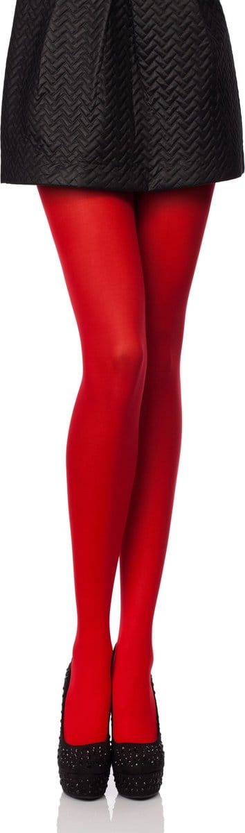 Antie AN-122 Dames Panty - 60 DEN -Microvezel - Polyamide - Rood - XXL