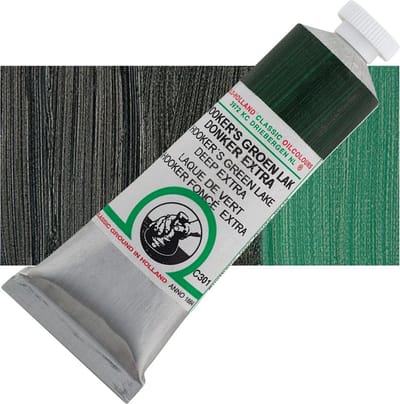 Oil paint Old Holland 40ml – 301 Hooker's Green Lake Deep Extra