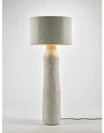 Serax Marie Michielssen White Earth papier mache vloerlamp H145cm