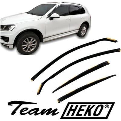 J&J AUTOMOTIVE | Heko Deflecteurs d'air Déflecteurs de Vent Pour Volkswagen Touareg 2010-2018