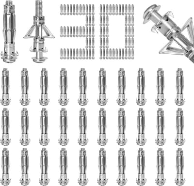30 stuks hollewandpluggen M6 x 52 mm - Zeer sterke bevestigingsset voor holle muren
