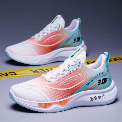 Sneakers Heren Zomer Nieuwe Kleurblokkering Mode Casual Schoenen Zachte Zool Lichtgewicht Hardloopschoenen Sneakers Cadeau Herenschoenen 44