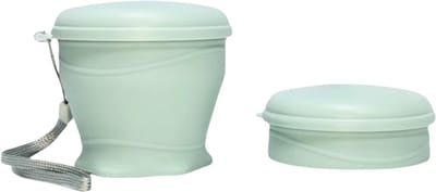 Opvouwbare Siliconen Drinkbeker 180ml - Inklapbare Reisbeker & Camping Mok met Deksel - Outdoor Beker voor Reizen & Wandelen - Groen