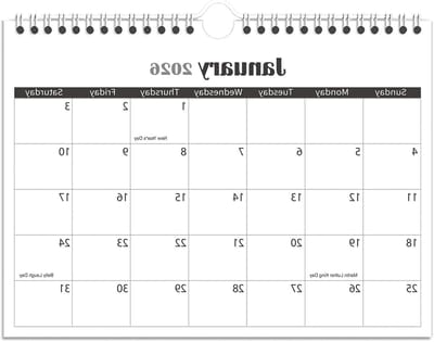 Mini Kalender - Kleine Agenda - Planning - 16 Maanden Planning - 164 x 205 cm