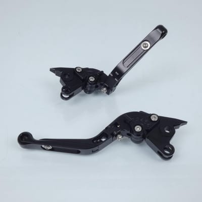 Levier frein droit Myra pour Moto Ducati 996 S Superbike 2001 alu CNC noir / paire Neuf