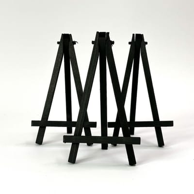 MGM Trading - Mini Houten Display Ezel, 15 stuks Zwart - Art
