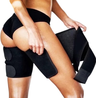 Afslank Buikband – Sauna Zweetband Dij Trimmer, Thermo Neopreen Vetverbrandende Wrap voor Slankmakende Benen en Fitness