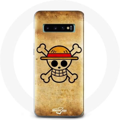 Hoesje voor Samsung Galaxy s10 plus One Piece Manga Skull