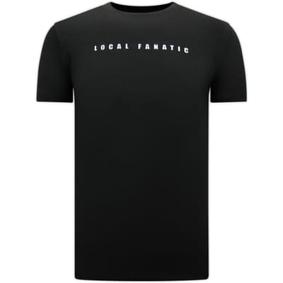 Cartoon Heren T-shirt - Zwart