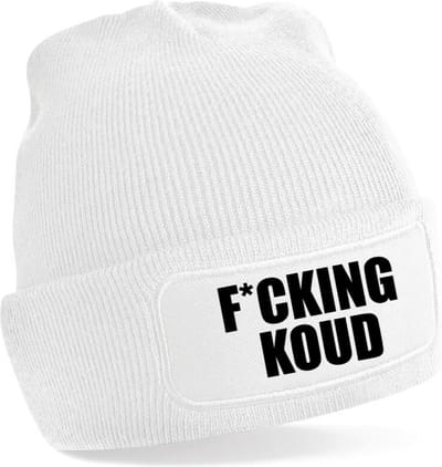 F*cking Koud Warme Wintermuts | Beanie | Muts | Winter | Kou | Koud | Tekst | Cadeau | Apres Ski | Wintersport | Skimuts | Verzending binnen 24 uur!