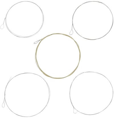 Dailygoods- Banjo Snaren 80/20 Brons - 5-String Snaren - Vervangende Snaren - Heldere Klank - Duurzaam - Eenvoudige Installatie