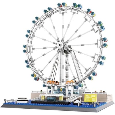WANGE London Eye-Londen, Engeland bouwstenenset voor hobbybouwers