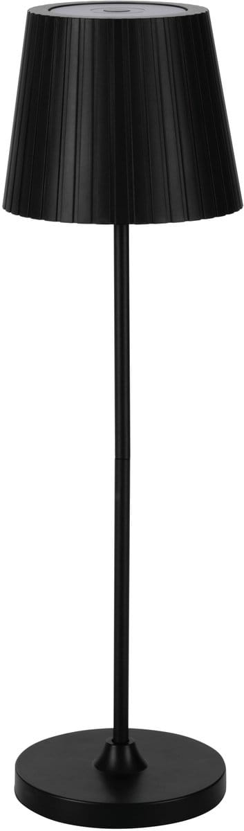 EGLO Cabozo Tafellamp Buiten - Oplaadbaar - LED - 37 cm - Zwart - Instelbaar wit licht - Draadloos - Dimbaar
