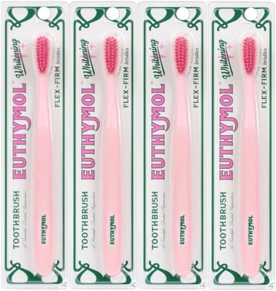 Tandenborstel - Mondverzorging - Dagelijkse Reiniging - Zachte Borstelharen - Compact Hoofd - Roze