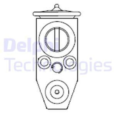 Expansieventiel, airconditioning DELPHI CB1016V