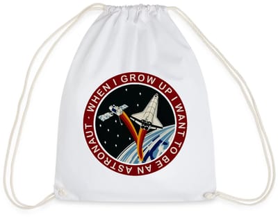 NASA When I grow Up I Want to Be An Astronaut Gymtas