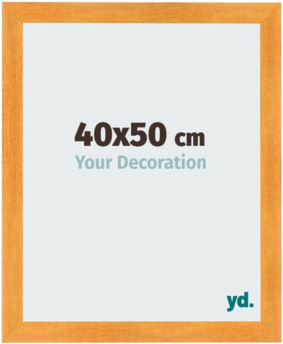 Your Decoration - Fotolijst 40x50 cm - MDF - Oranje - Pisa