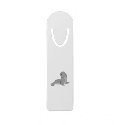 Hacebo® - Zeehonden metalen boekenlegger - Zeehond - Dieren liefhebbers - Dierentuin - zeedieren - zoogdier Bladwijzer boekenleggers - 12.7 cm x 3.2cm