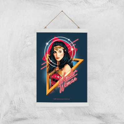 Wonder Woman Welcome To The 80s Giclee Art Print - A3 - White Hanger