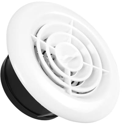 Ronde Ventilatieafdekking 125mm - Verstelbaar Luchtventilatiesysteem voor Binnen en Buiten