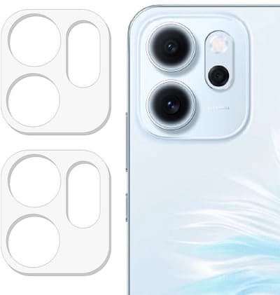 Coverup Camera Lens Protector - Geschikt voor OPPO Reno14 F / FS Camera Lens Protector - Coverup 9H Tempered Glass Duo-Pack - Transparant