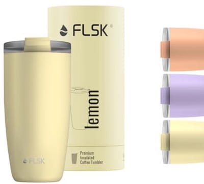 Premium koffiebeker voor onderweg van roestvrij staal, 500 ml, 100% lekvrij, BPA-vrij en dubbelwandig