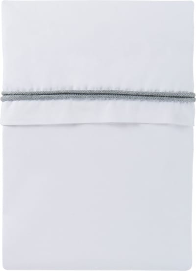 Baby's Only Wieglaken gebreide bies - Grijs/Wit - 80x100 cm - 100% egyptisch katoen