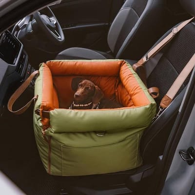 Huisdier Autobed - Reisbed Huisdier - Veilig Reizen - Opvouwbaar Lichtgewicht - 76x50x18 cm - #711