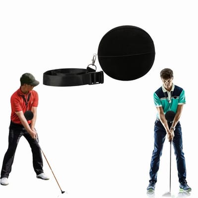 1 stuk - Golf impactbal - Golf swing trainer hulpmiddel - Smart assist ball - Golf oefenhouding - Verstelbare smart arm bewegingsgeleider - Zwart - 15*15cm - Geschikt voor golf