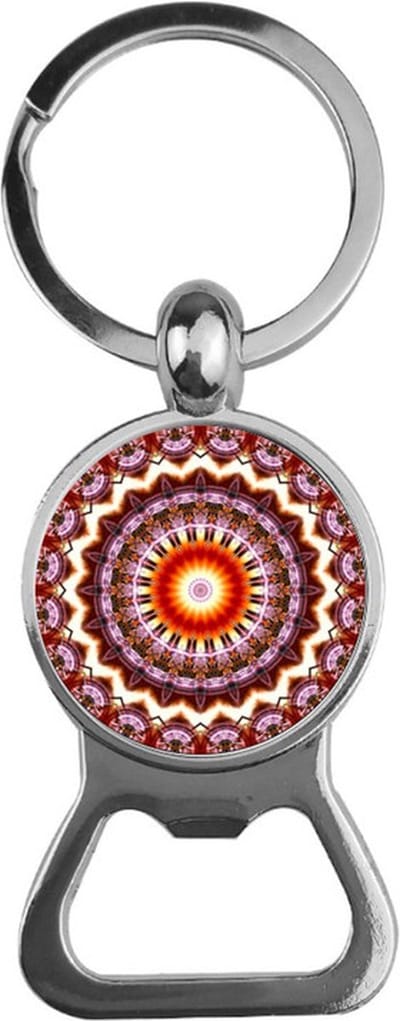 Bieropener Glas - Mandala