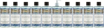 Handzeep Hammam Herbal 500 ml - set van 10 stuks - met gratis pomp - Voordeelverpakking