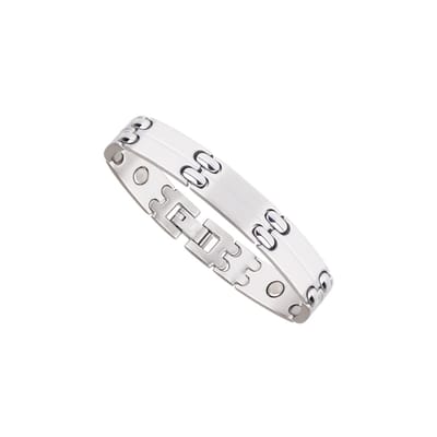 Magneet Armband Sport zilverkleurig-S