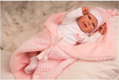 Reborn Babypop - Realistische pop Speelgoed baby - Kinderspel - Handgemaakt met detail - 45 cm - Meerkleurig
