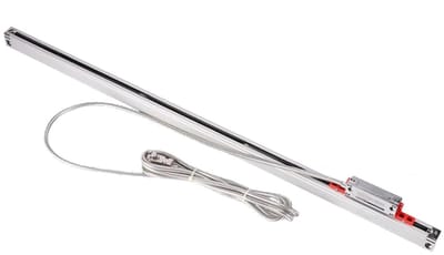 Optische Liniaal - Lineaire Schaal - Nauwkeurig Meten - Hoge Resolutie 5um - 720mm - Zilver