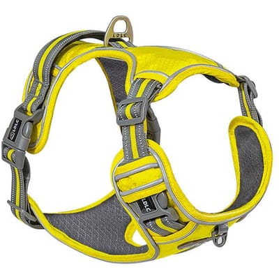 Reflecterend Nylon huisdier Hondentuig Alle Weer Servicehond Tuig Gevoerd Verstelbaar Veiligheid Voertuigriem Voor grote middelgrote kleine Honden S