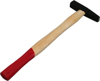 Benson Bankhamer - 100 gram - houten steel - zwart gelakte kop - 25,5 cm