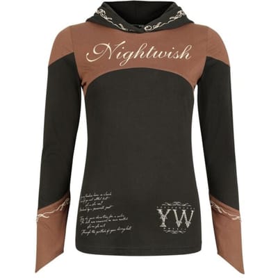 Nightwish Shirt met lange mouwen - EMP Signature Collection - S tot XXL - voor Vrouwen - zwart-bruin